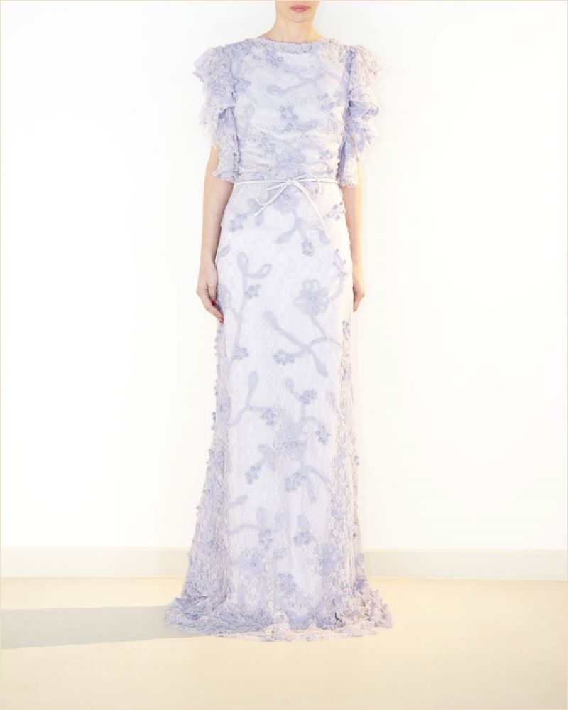 VESTIDO ENCAJE LILA BOURET DELANTE